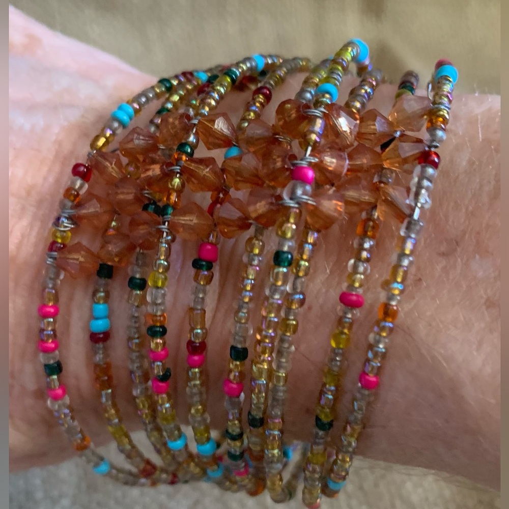Rafiki glass beaded Bracelet